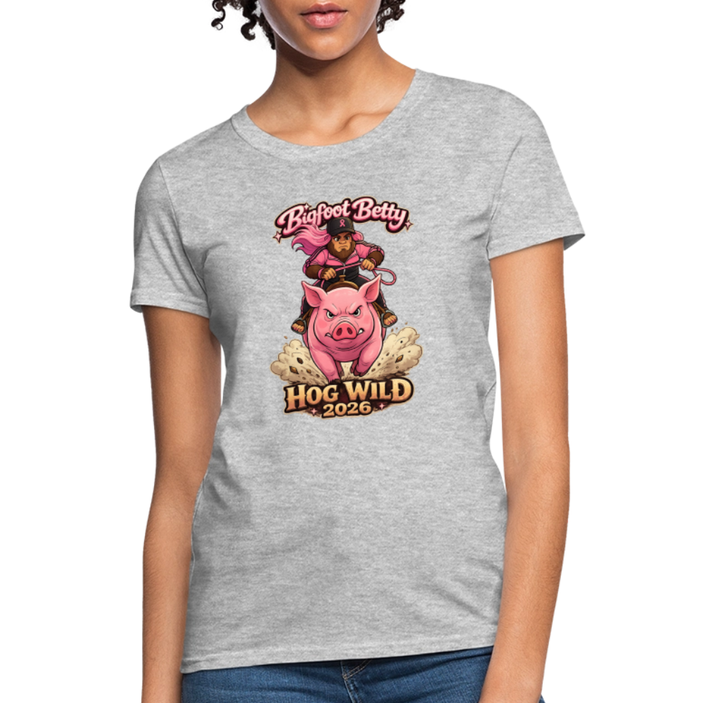 Women's T-Shirt - BFB Hog Wild - HOG - heather gray
