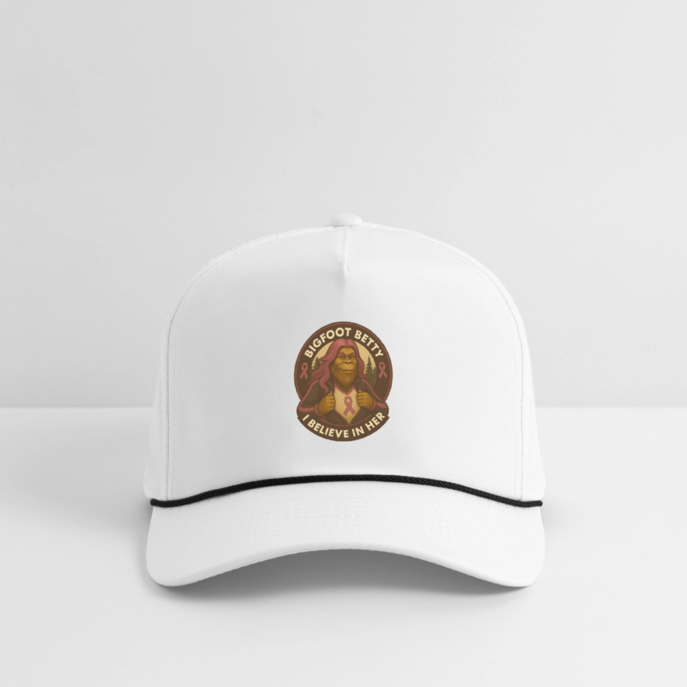 Rope Cap - I Believe In Her (RETRO) - white/black