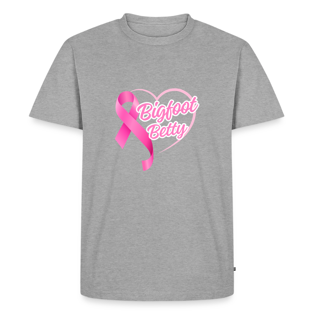 Men's Premium T-Shirt -BFB Pink Ribbon - heather grey