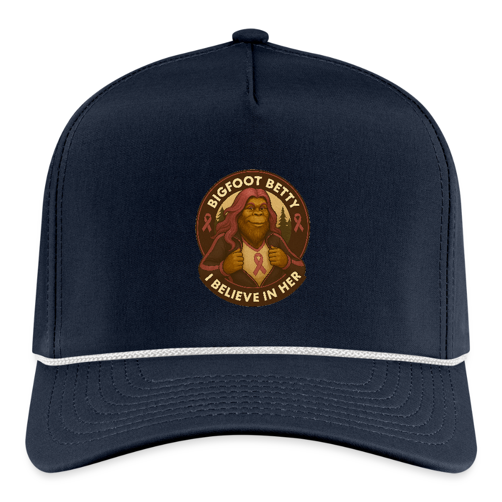 Rope Cap - I Believe In Her (RETRO) - navy/white