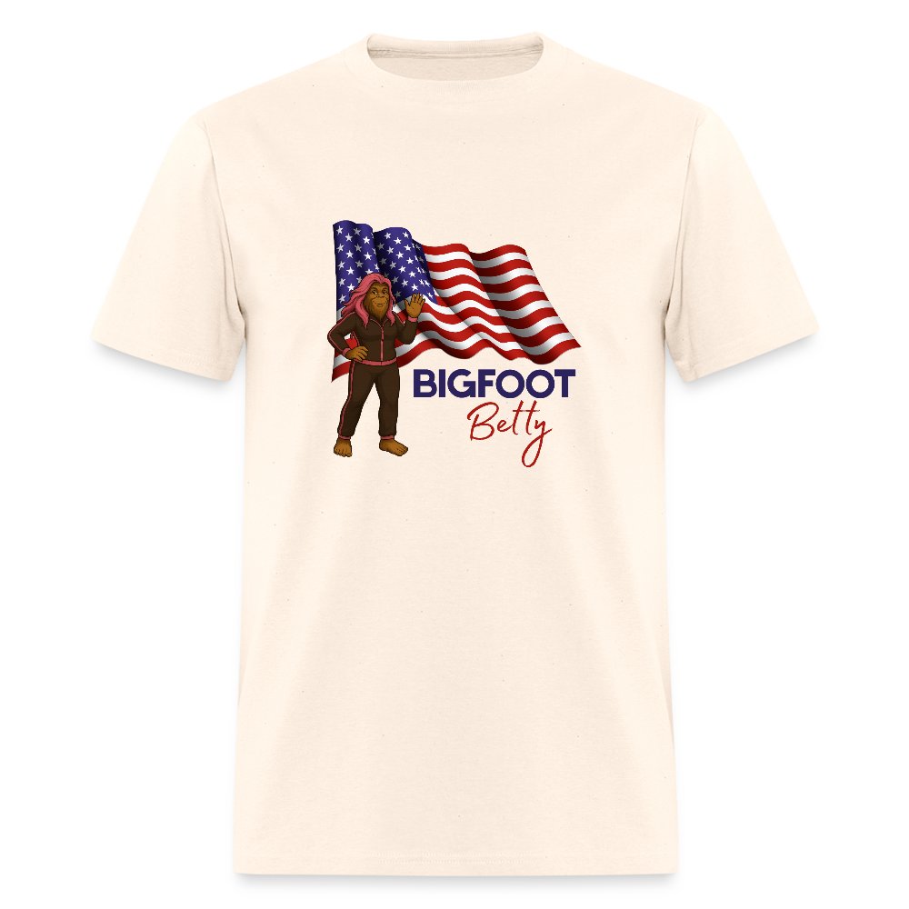 BFB July 4 -Waving Flag Unisex Classic T-Shirt - natural