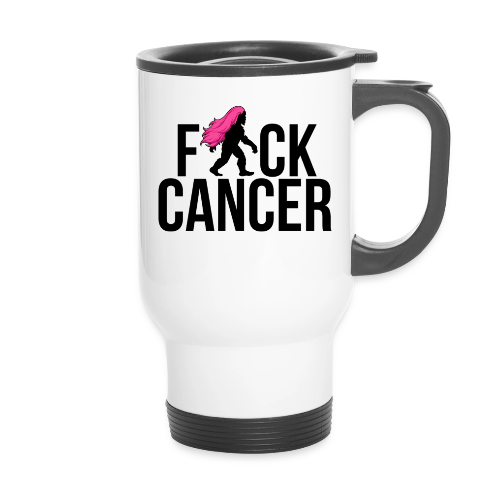 Travel Mug - FK Cancer - white