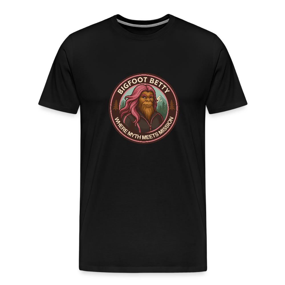 Men's Premium T-Shirt - Where Myth Meets Mission (RETRO) - black