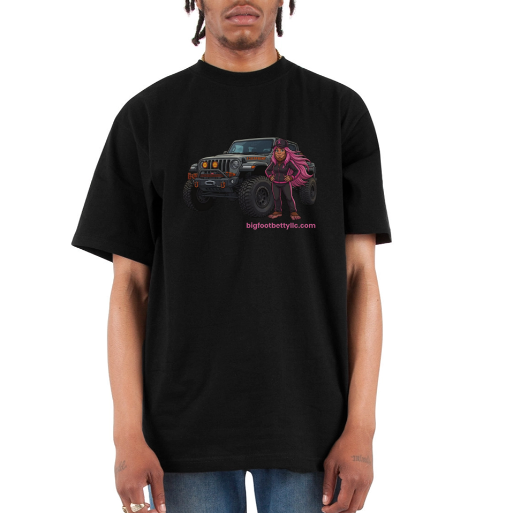 Unisex Oversized Heavyweight T-Shirt - BFB Gladiator - black