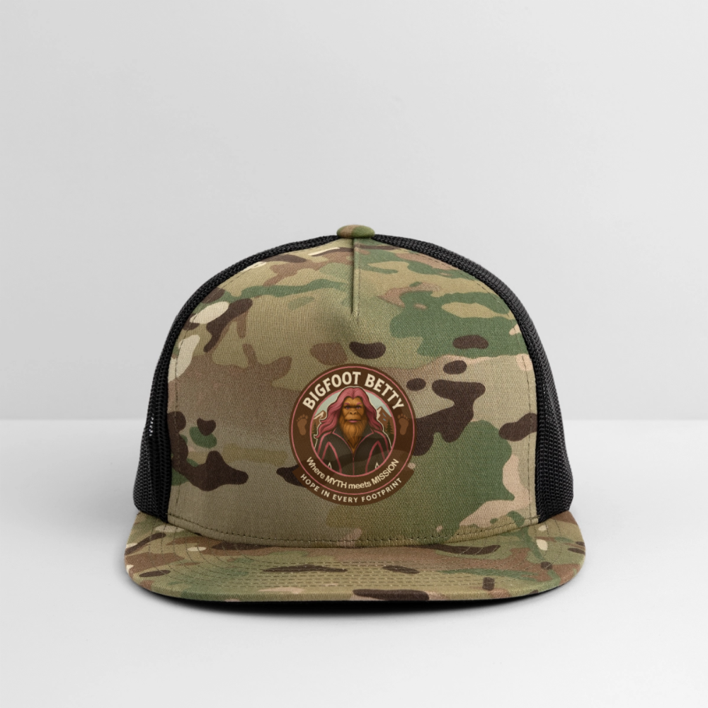 Trucker Hat - Hope in Every Footprint (RETRO) - MultiCam\black