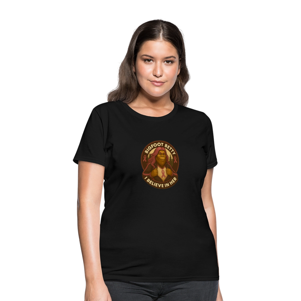 Women's T-Shirt - I Believe In Her (RETRO) - black