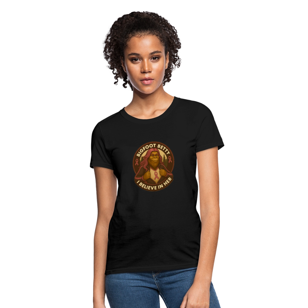 Women's T-Shirt - I Believe In Her (RETRO) - black