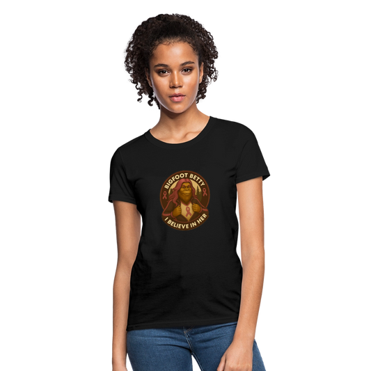 Women's T-Shirt - I Believe In Her (RETRO) - black