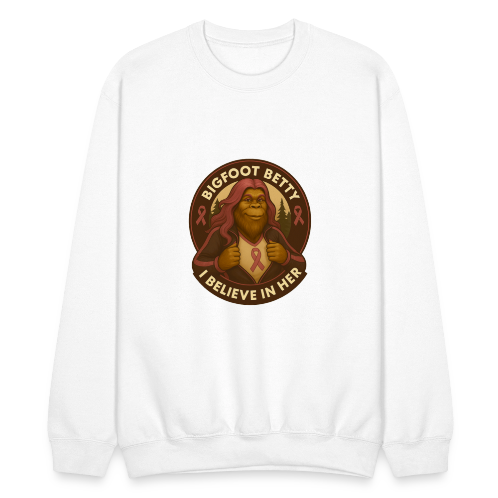 Crewneck Sweatshirt - Where Myth Meets Mission (RETRO) - white