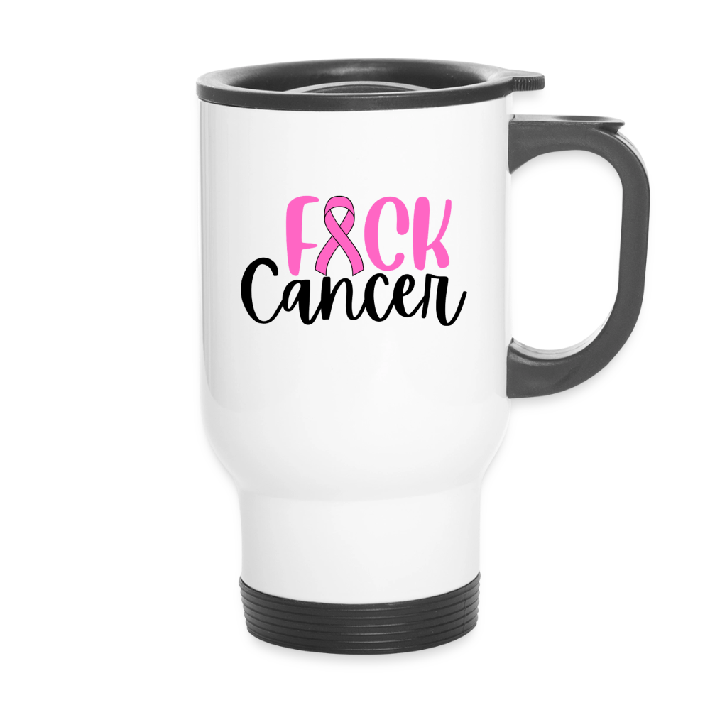Travel Mug - FK Cancer BFB - white