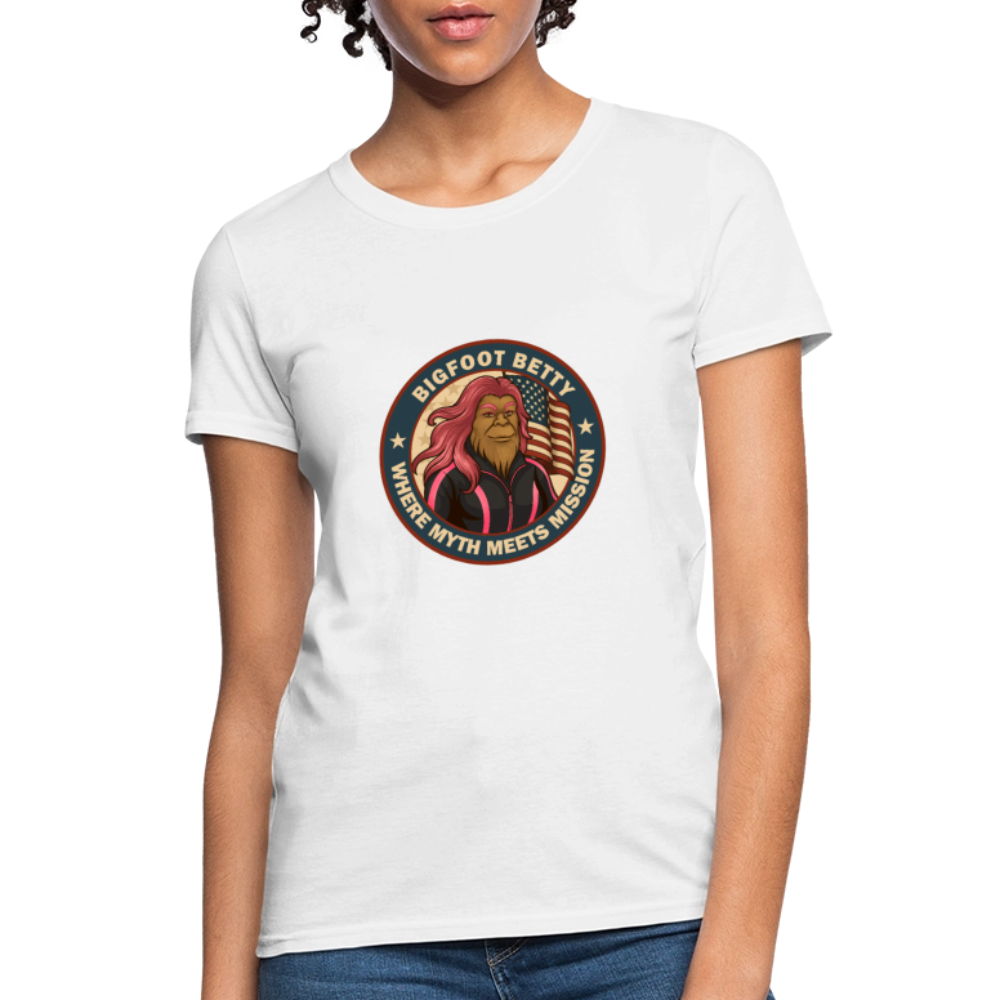 BFB July 4 - Badge Women's T-Shirt - white