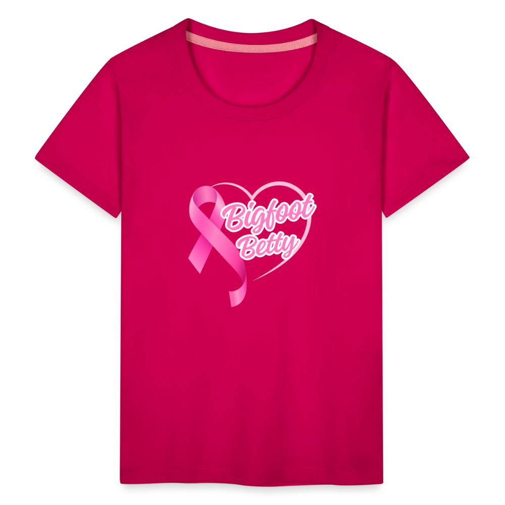 Toddler Premium T-Shirt - BFB Pink Ribbon - dark pink