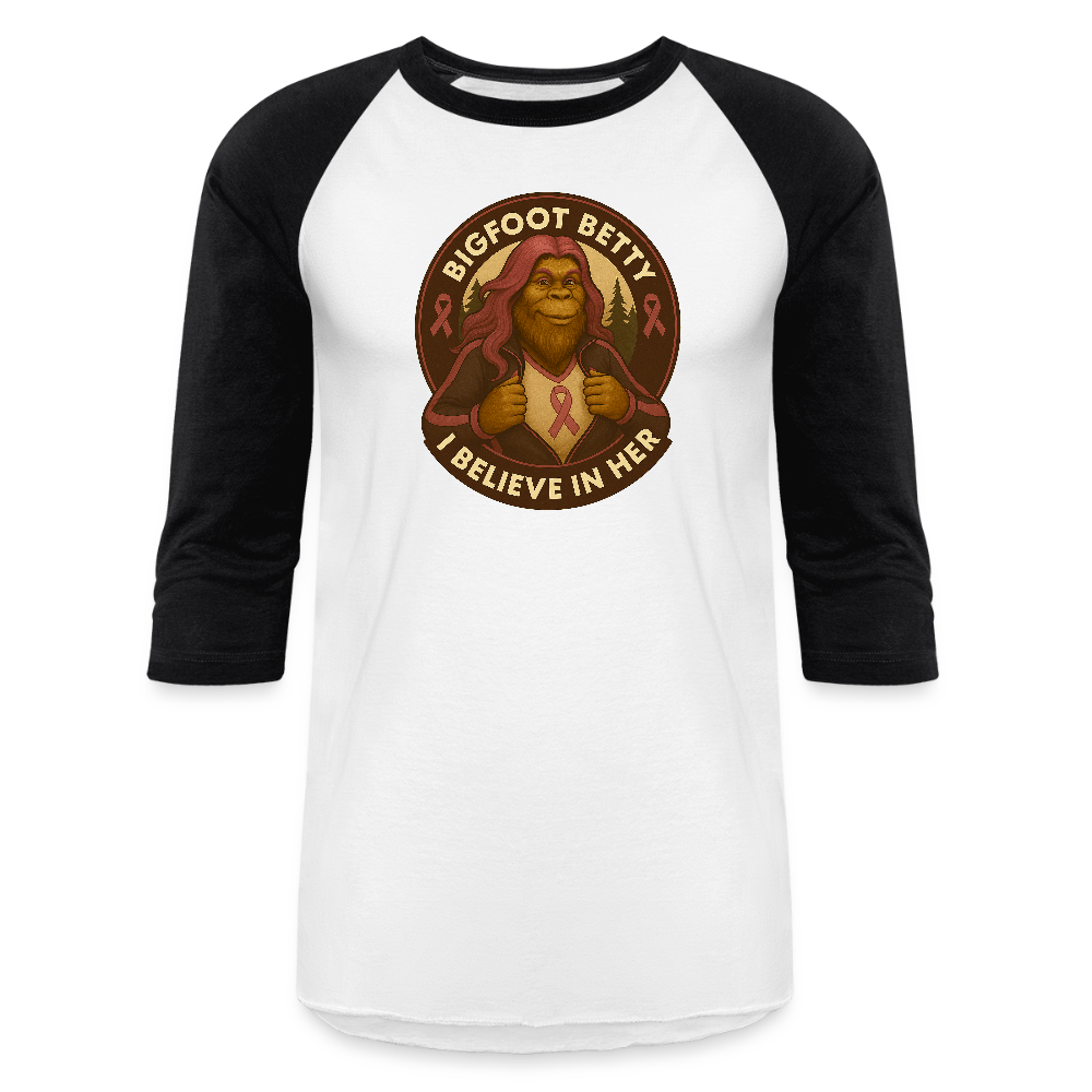Baseball T-Shirt - I Believe In Her (RETRO) - white/black
