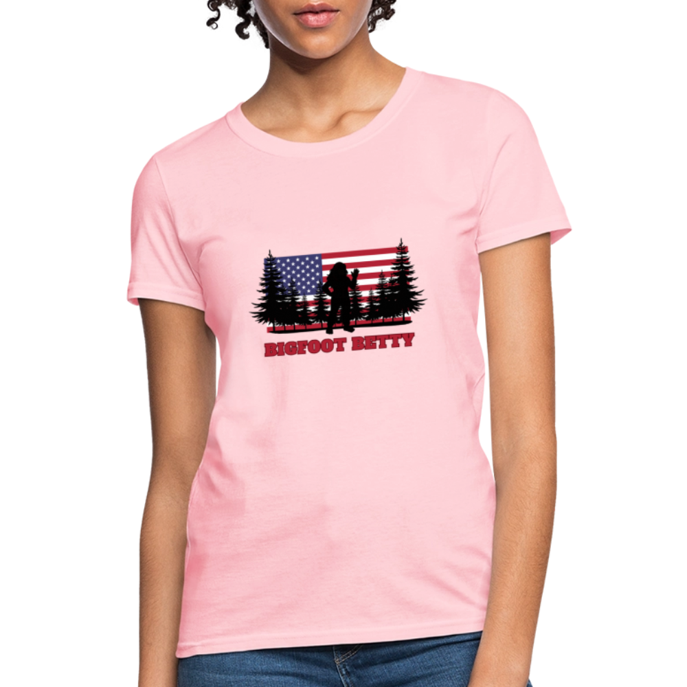 BFB July 4 - Forest Flag Women's T-Shirt - pink