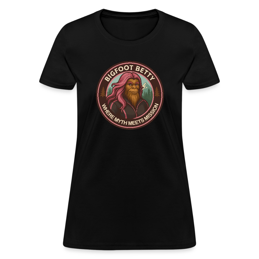 Women's T-Shirt - Where Myth Meets Mission (RETRO) - black