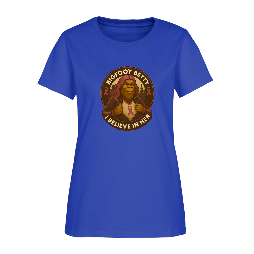 Women's T-Shirt - I Believe In Her (RETRO) - royal blue