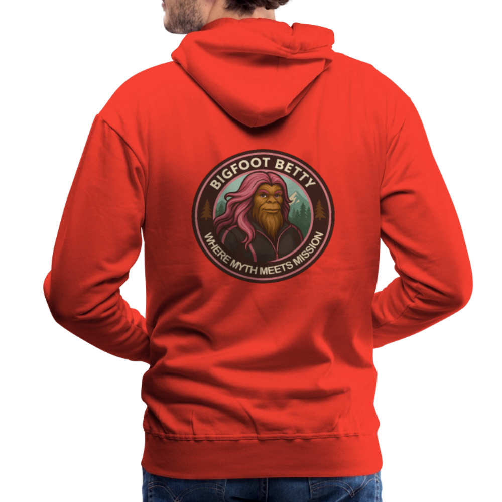 Men’s Premium Hoodie - Where Myth Meets Mission (RETRO) - red