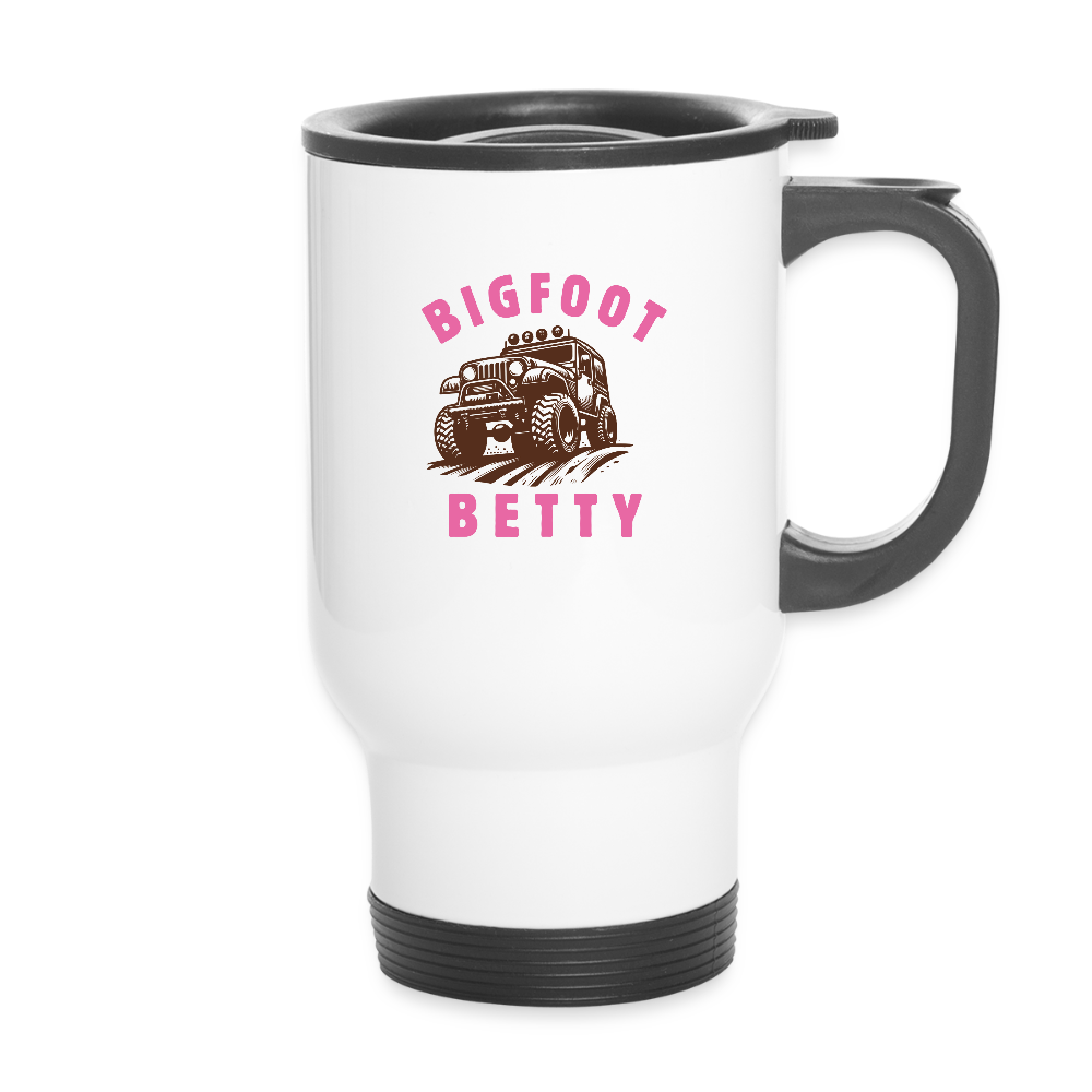 Travel Mug - BFB Jeep - white