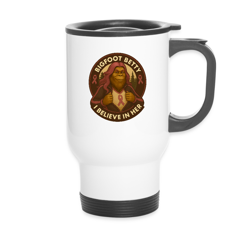 Travel Mug - I Believe In Her  (RETRO) - white