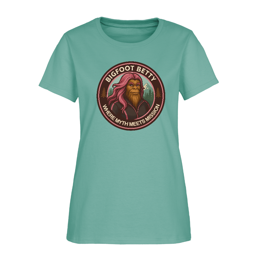 Women's T-Shirt - Where Myth Meets Mission (RETRO) - aquatic
