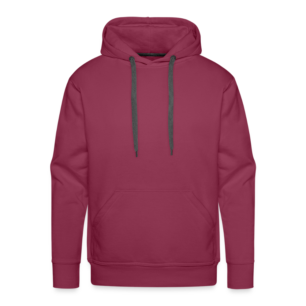 Men’s Premium Hoodie - Where Myth Meets Mission (RETRO) - burgundy