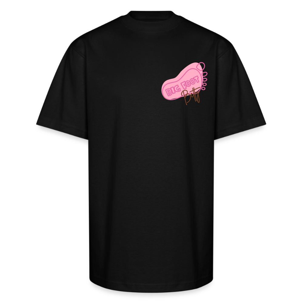 Unisex Oversized Heavyweight T-Shirt - BFB FootPrint - black