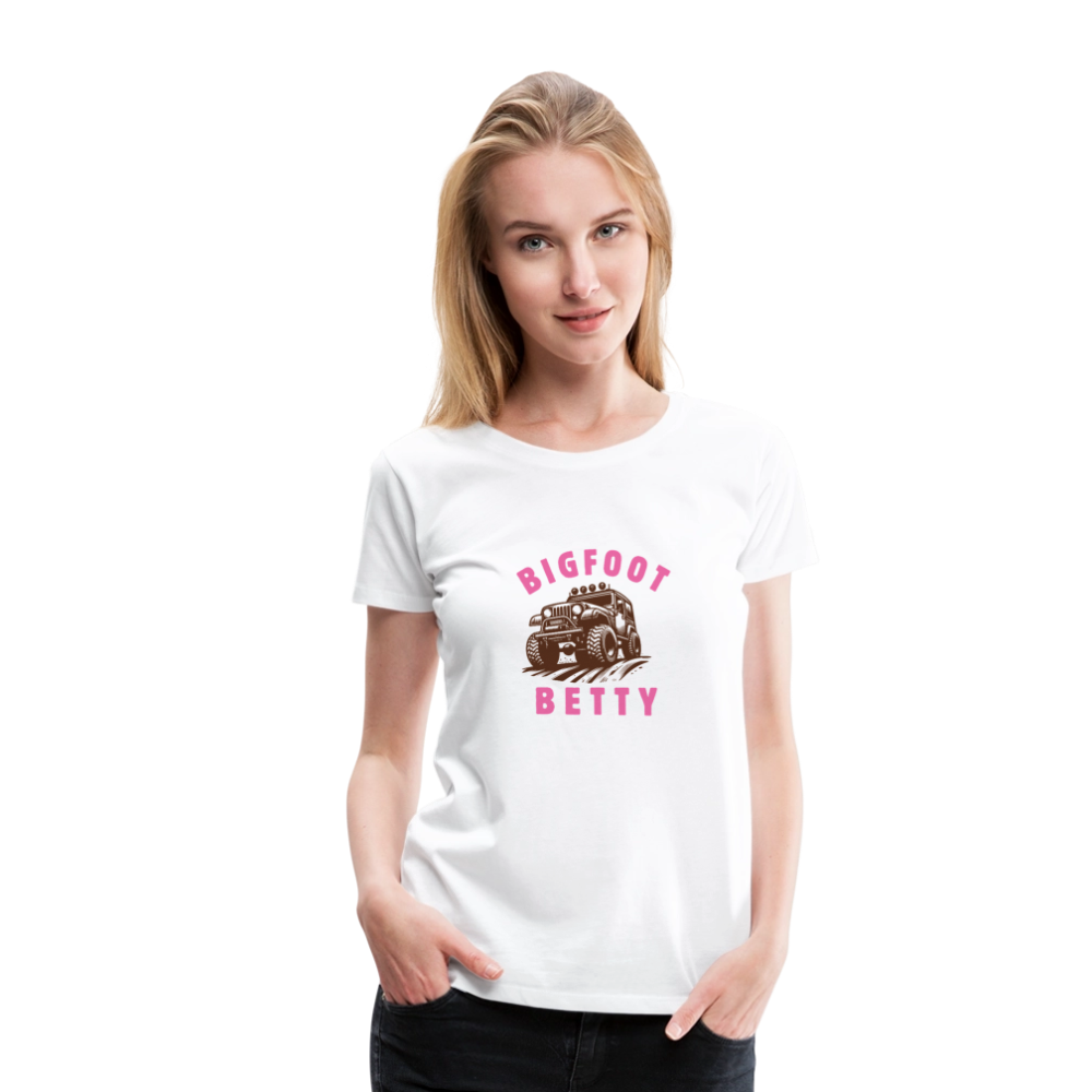 Women’s Premium T-Shirt - BFB Jeep - white