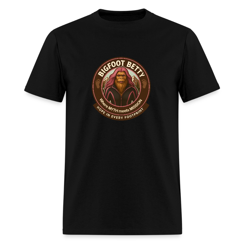 Unisex Classic T-Shirt - Hope in Every Footprint (RETRO) - black