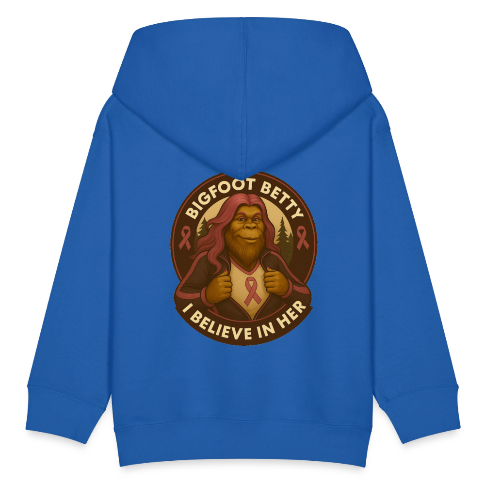 Kids' Hoodie - I Believe In Her (F/B) (RETRO) - royal blue