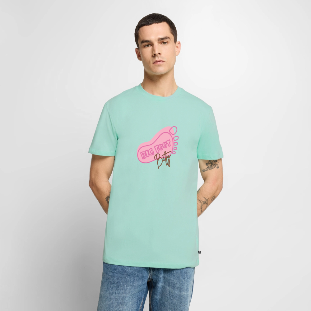 Men's Premium T-Shirt - BFB FootPrint - mint