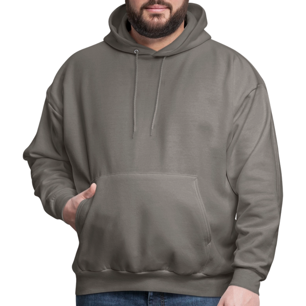 Men's Hoodie - I Believe In Her (RETRO) - asphalt gray