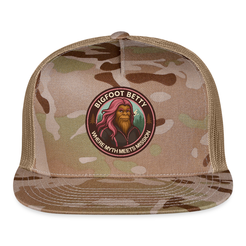 Trucker Hat - Where Myth Meets Mission (RETRO) - MultiCam\tan
