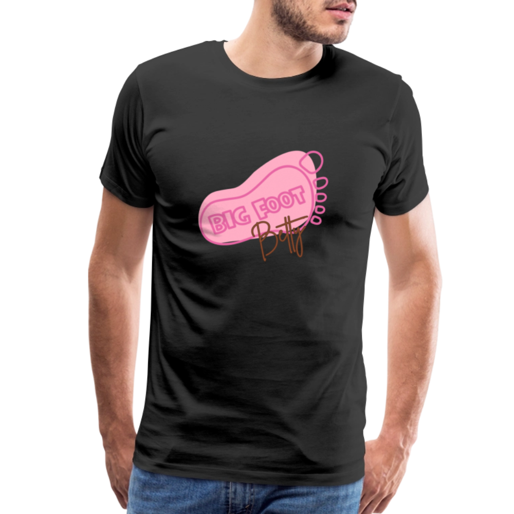 Men's Premium T-Shirt - BFB FootPrint - black