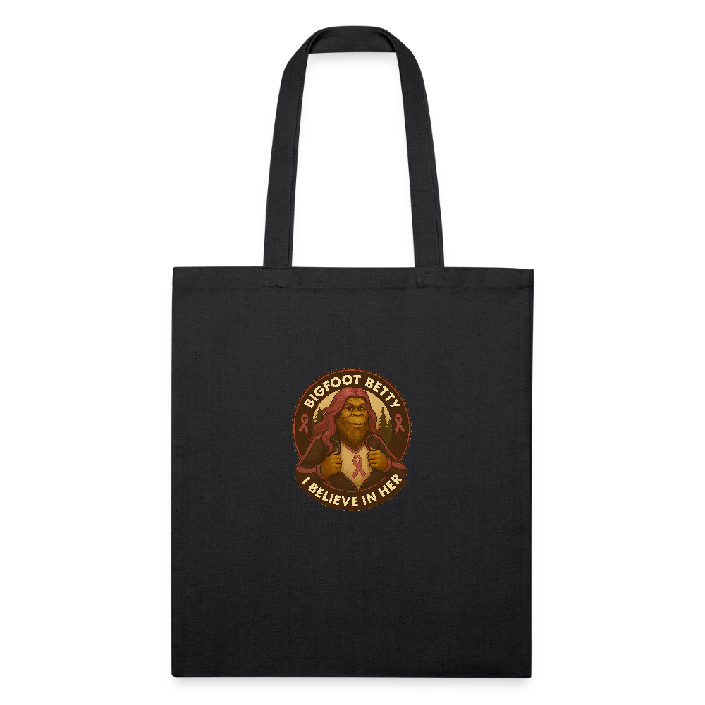 Recycled Tote Bag - I Believe In Her (RETRO) - black