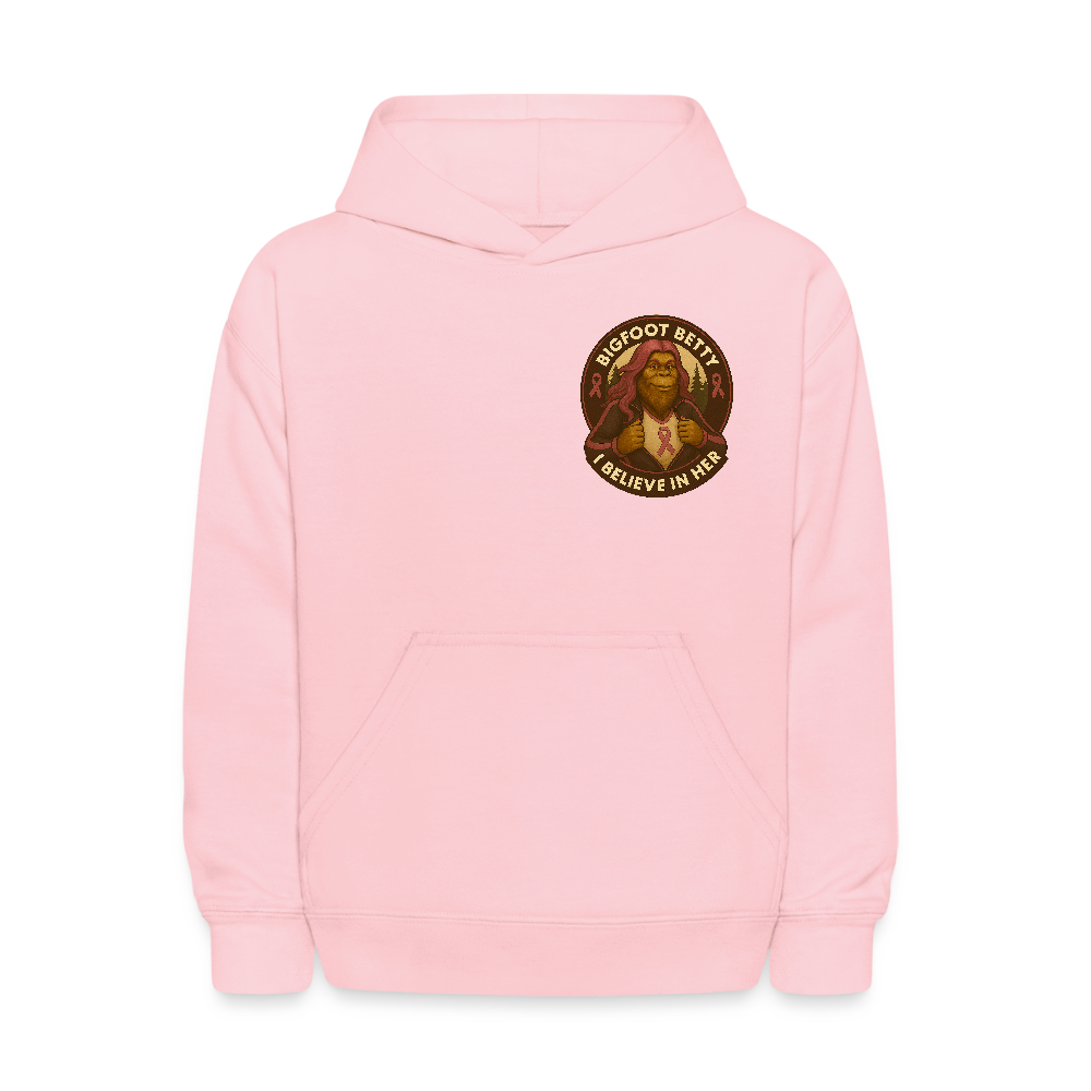 Kids' Hoodie - I Believe In Her (F/B) (RETRO) - pink
