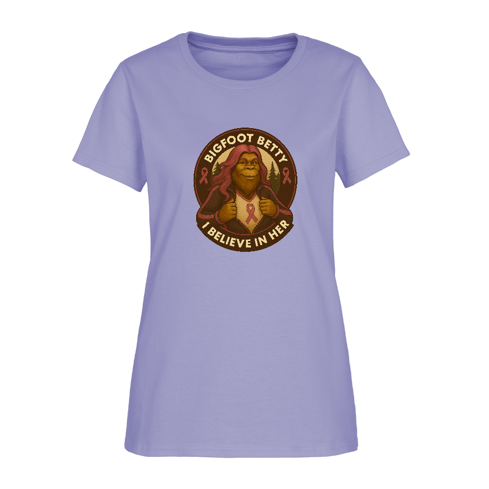 Women's T-Shirt - I Believe In Her (RETRO) - lavender