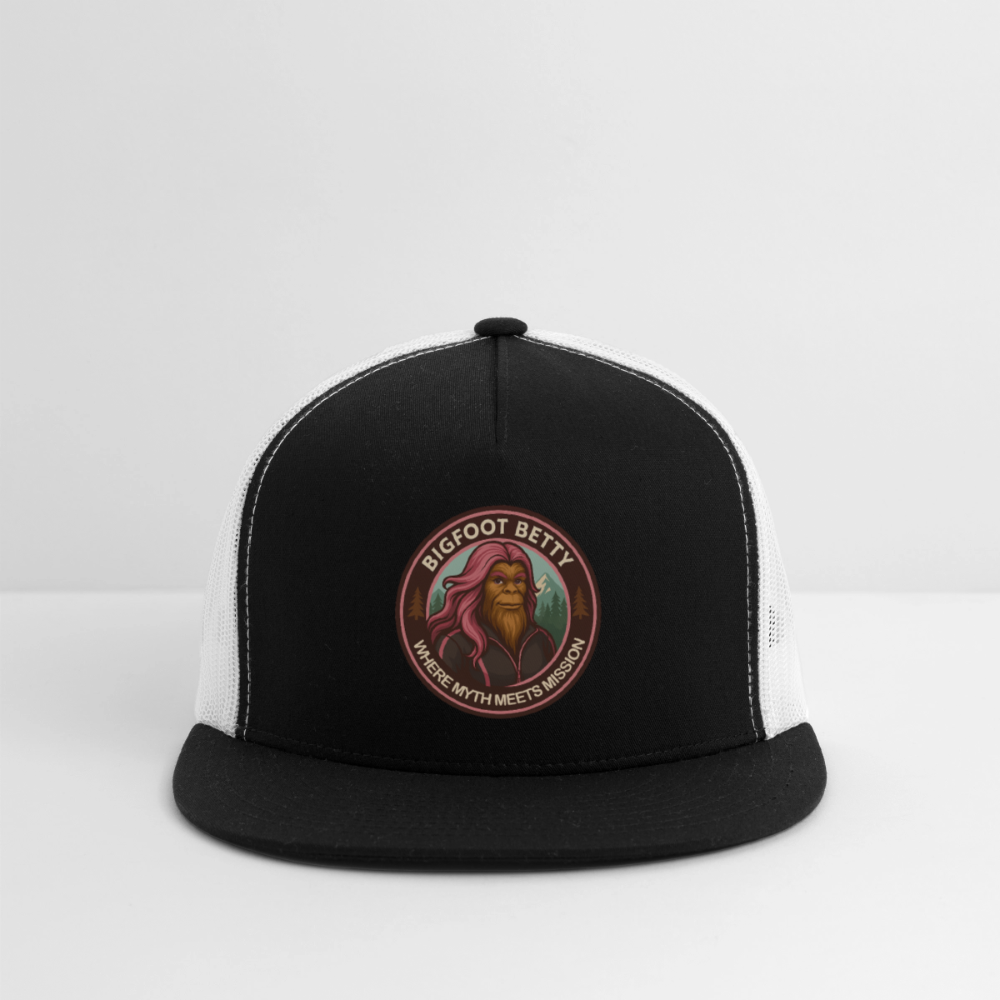 Trucker Hat - Where Myth Meets Mission (RETRO) - black/white