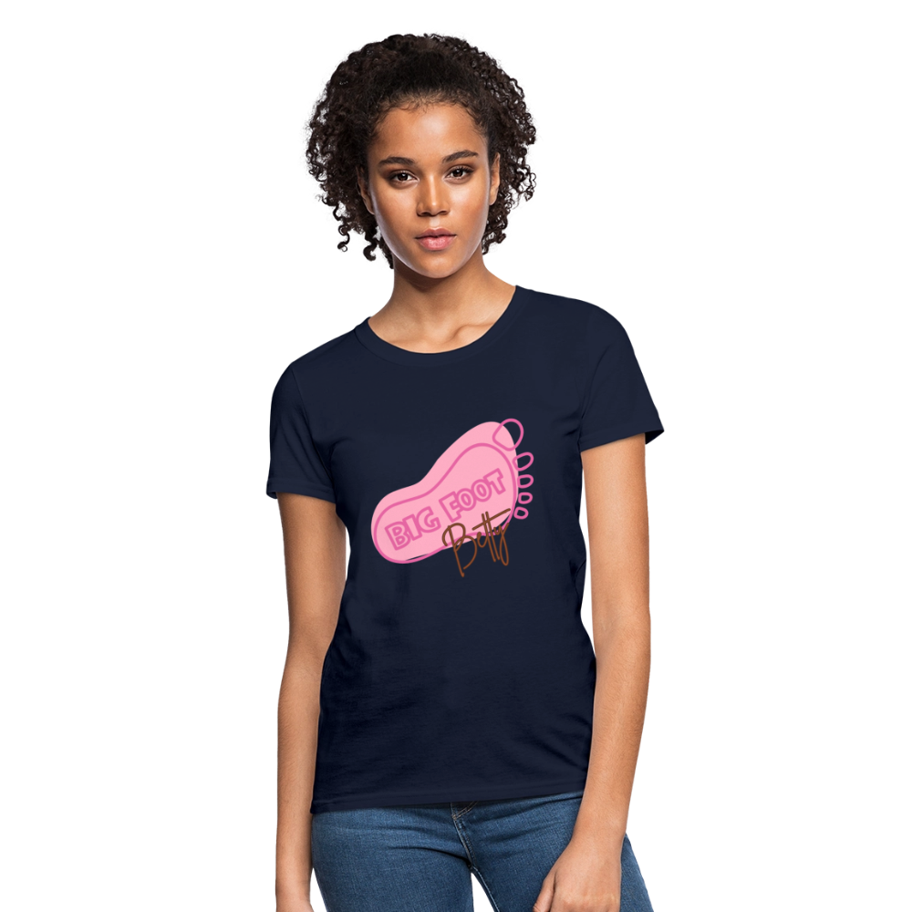 Women's T-Shirt - BFB FootPrint - navy