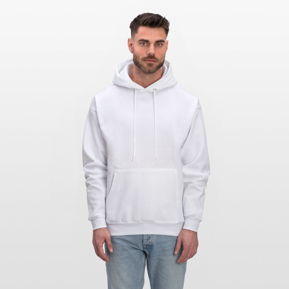 Men's Hoodie - Where Myth Meets Mission (RETRO) - white