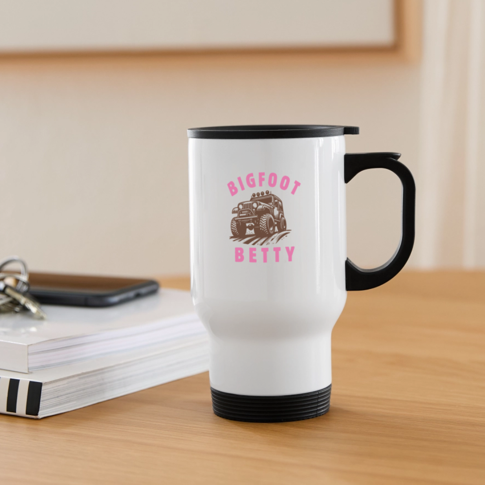 Travel Mug - BFB Jeep - white