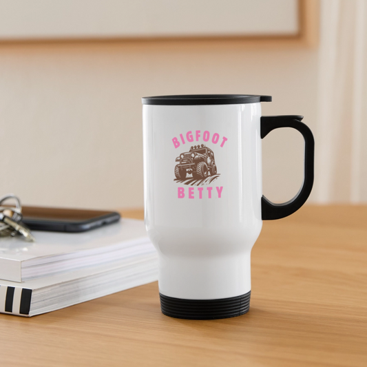 Travel Mug - BFB Jeep - white