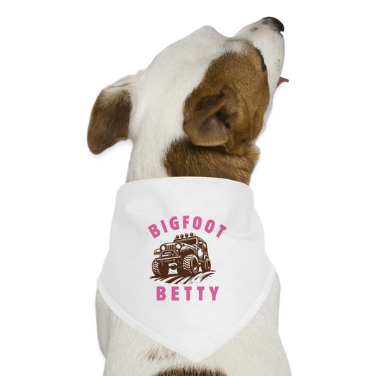 Dog Bandana - BFB Jeep - white