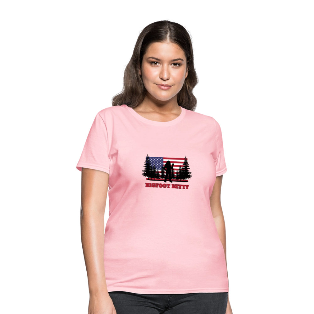 BFB July 4 - Forest Flag Women's T-Shirt - pink