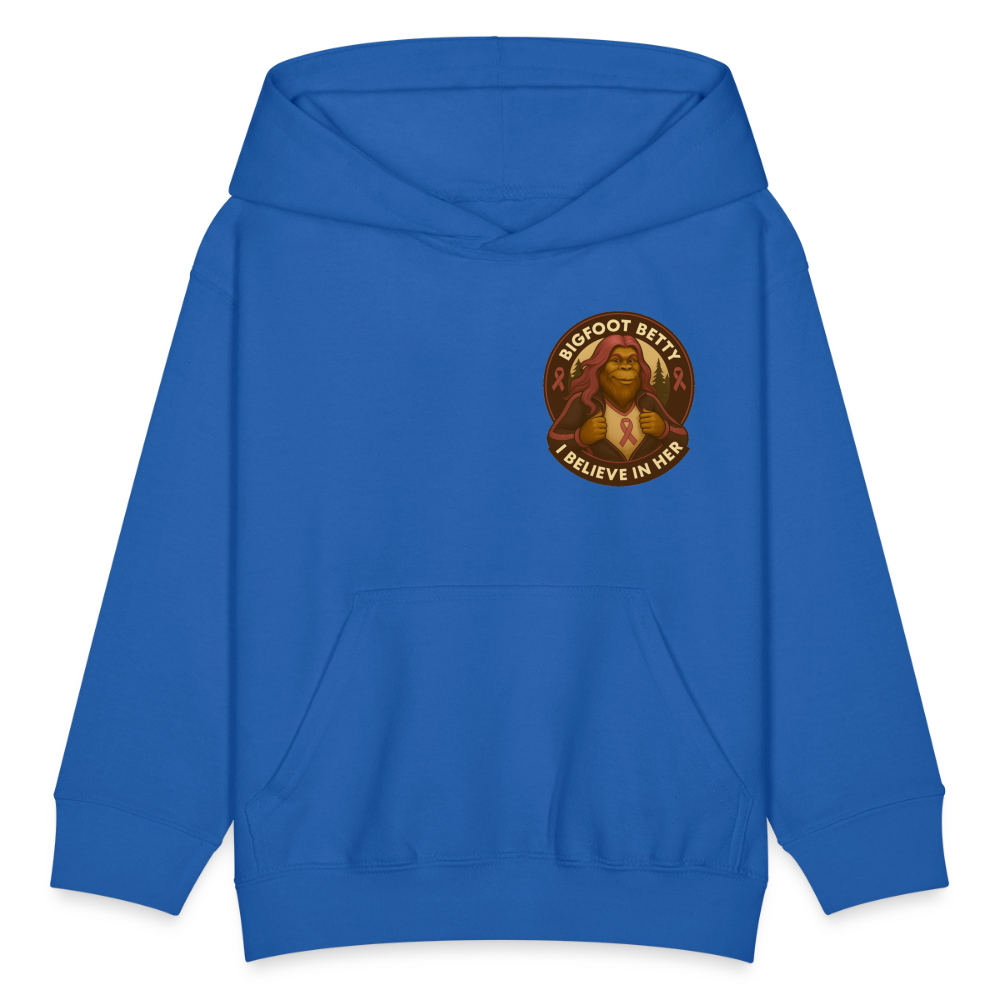 Kids' Hoodie - I Believe In Her (F/B) (RETRO) - royal blue
