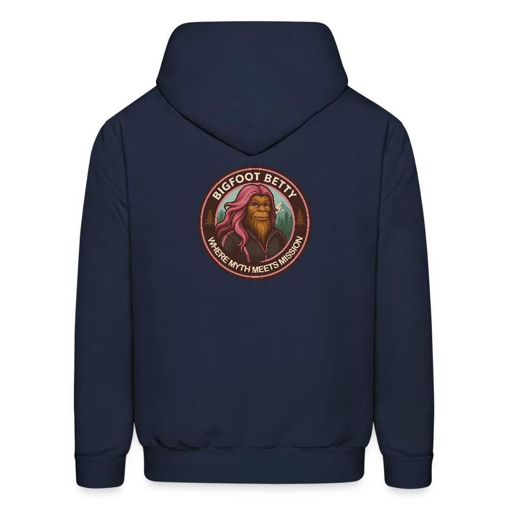 Men's Hoodie - Where Myth Meets Mission (RETRO) - navy