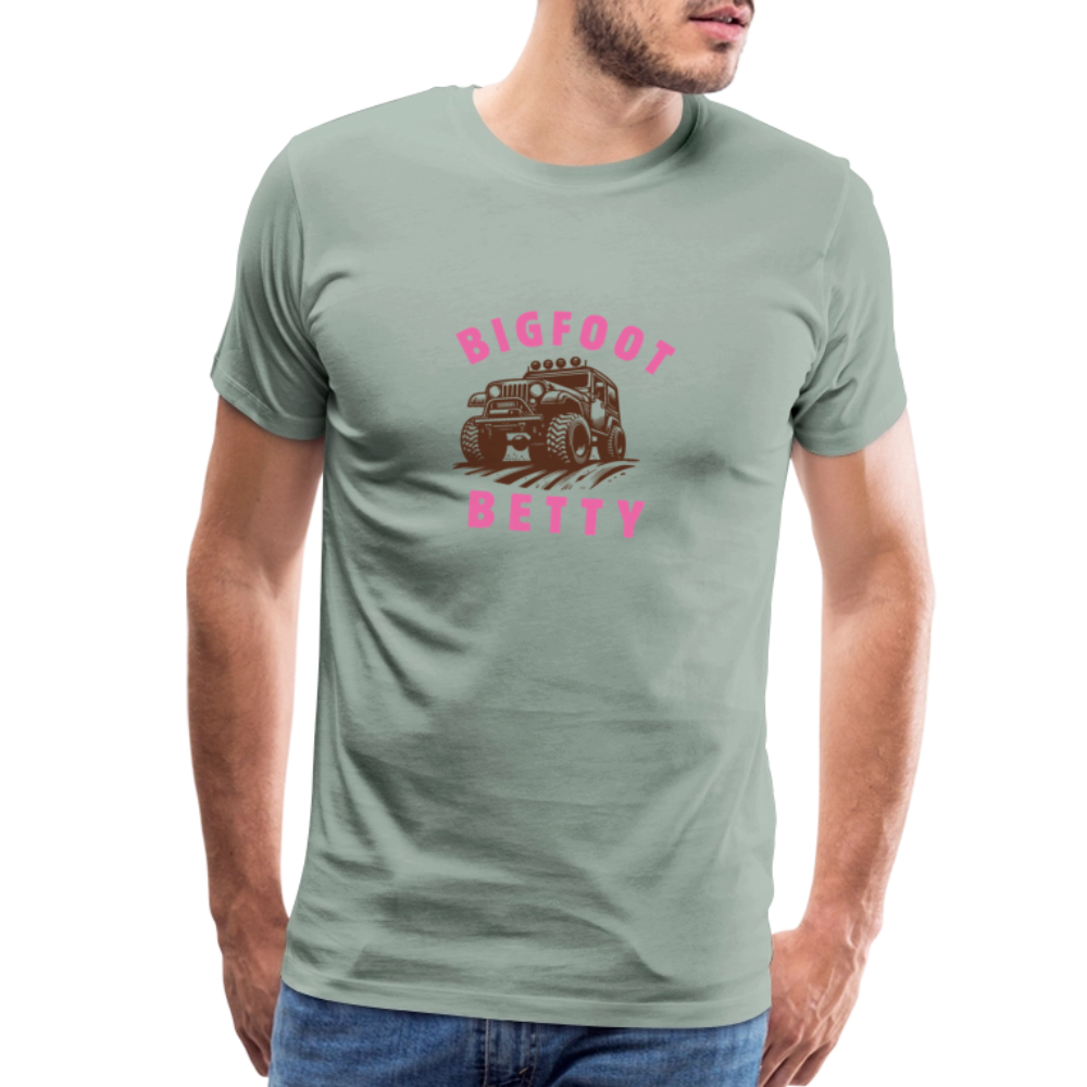 Men's Premium T-Shirt - BFB Jeep - steel green
