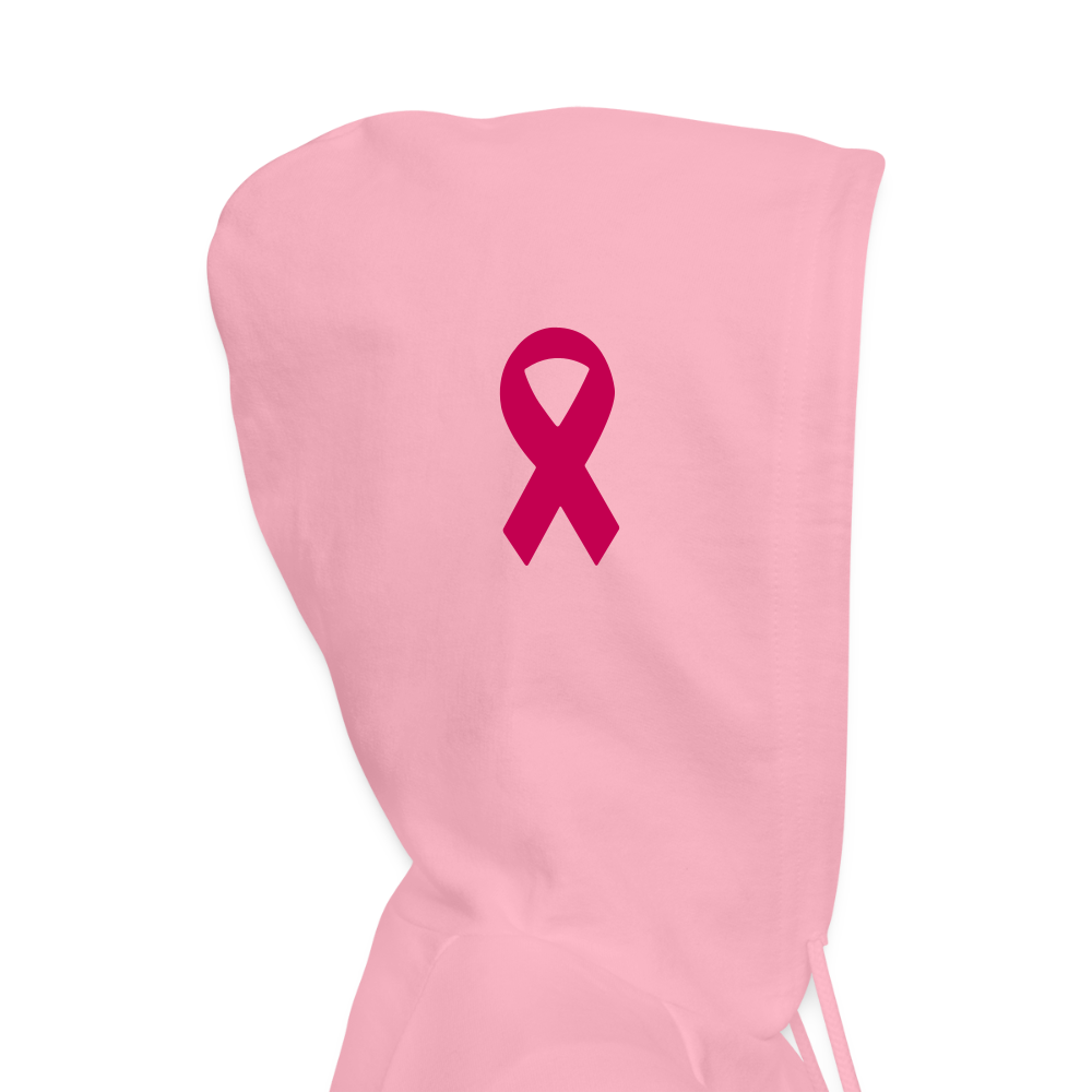 Women's Hoodie - BIGFOOT BETTY HEART - JEEP - PINK RIBBON - classic pink