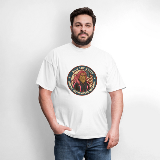 BFB July 4 - Badge Unisex Classic T-Shirt - white