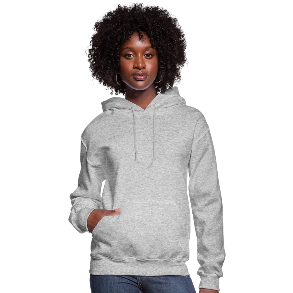 Women's Hoodie - Where Myth Meets Mission (RETRO) - heather gray