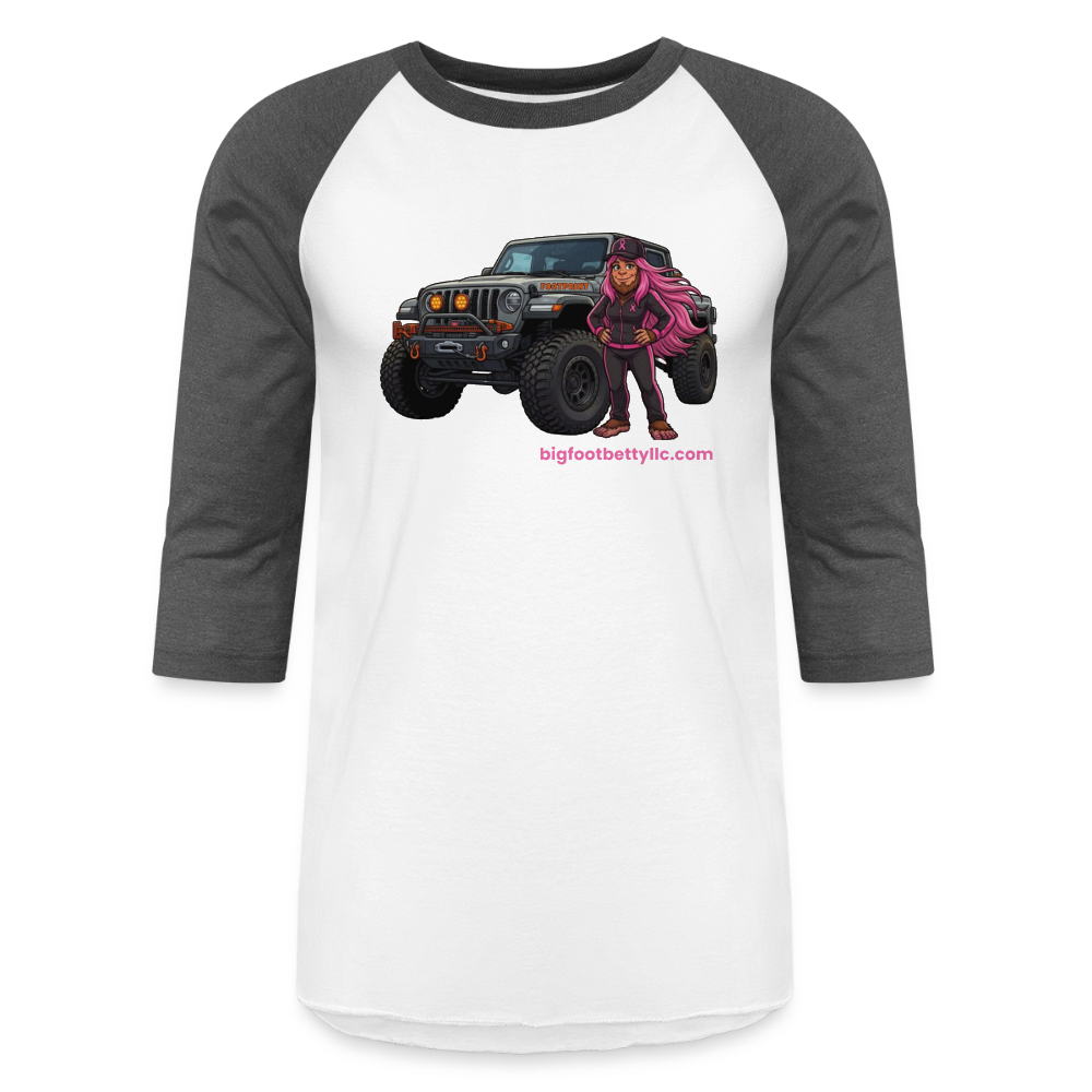 Baseball T-Shirt - BFB Gladiator - white/charcoal
